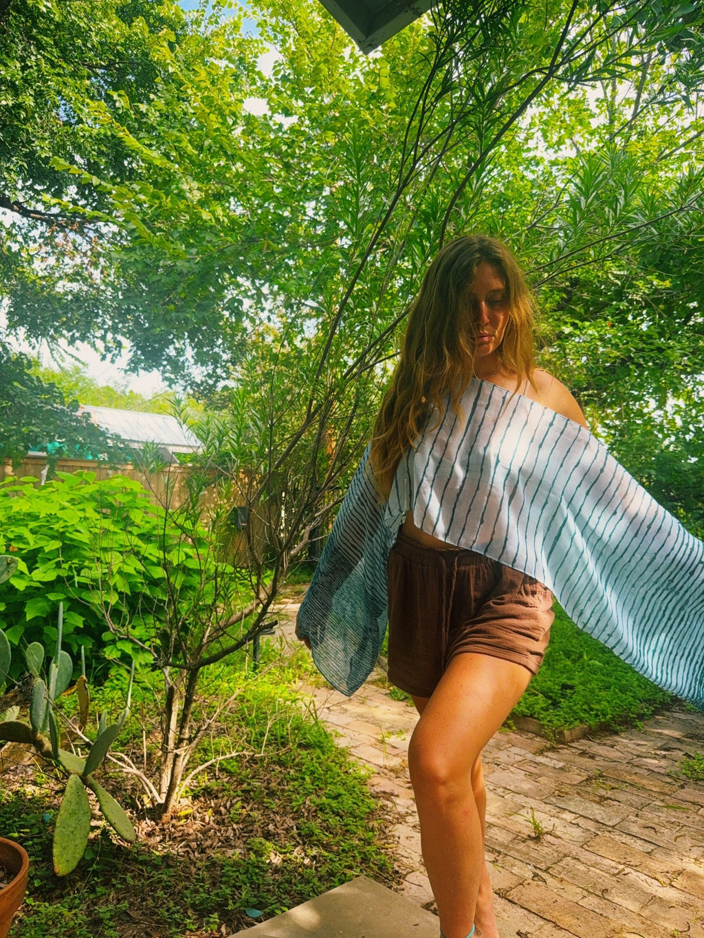 Viscose Scarf Top - Molly Dart